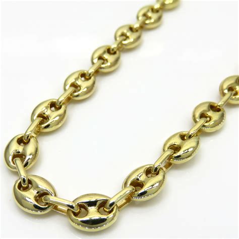 18 kt yellow gucci chain